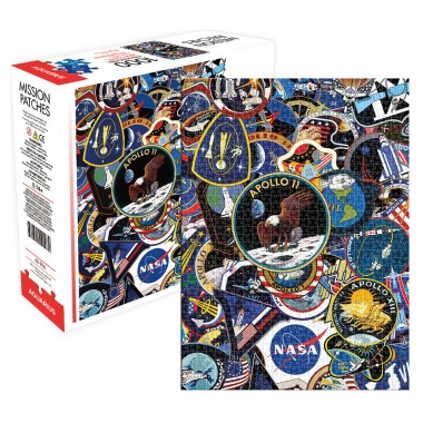 NASA Mission Patches 1000 Piece Jigsaw Puzzle - 1