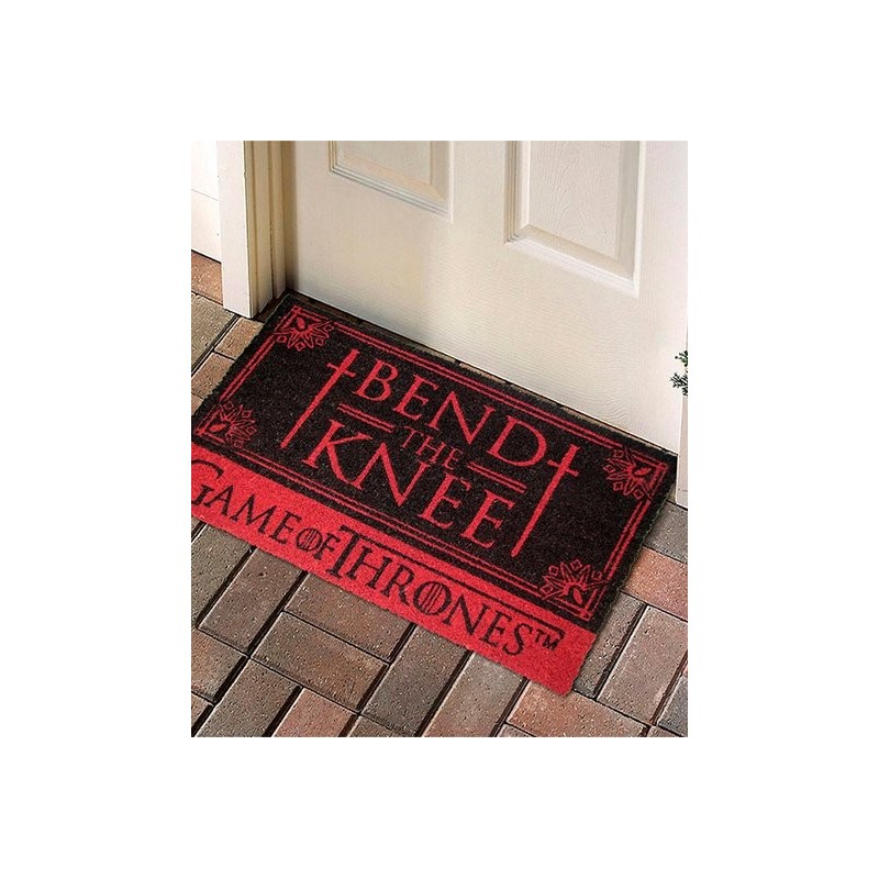 Game Of Thrones Bend The Knee Zerbino 60x40cm Doormat Il Trono Di Spade 