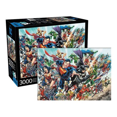 DC Comics Cast 3000 Piece Jigsaw Puzzle - 1