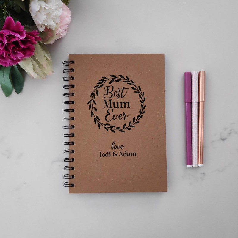 Best Mum Ever Personalised Notebook