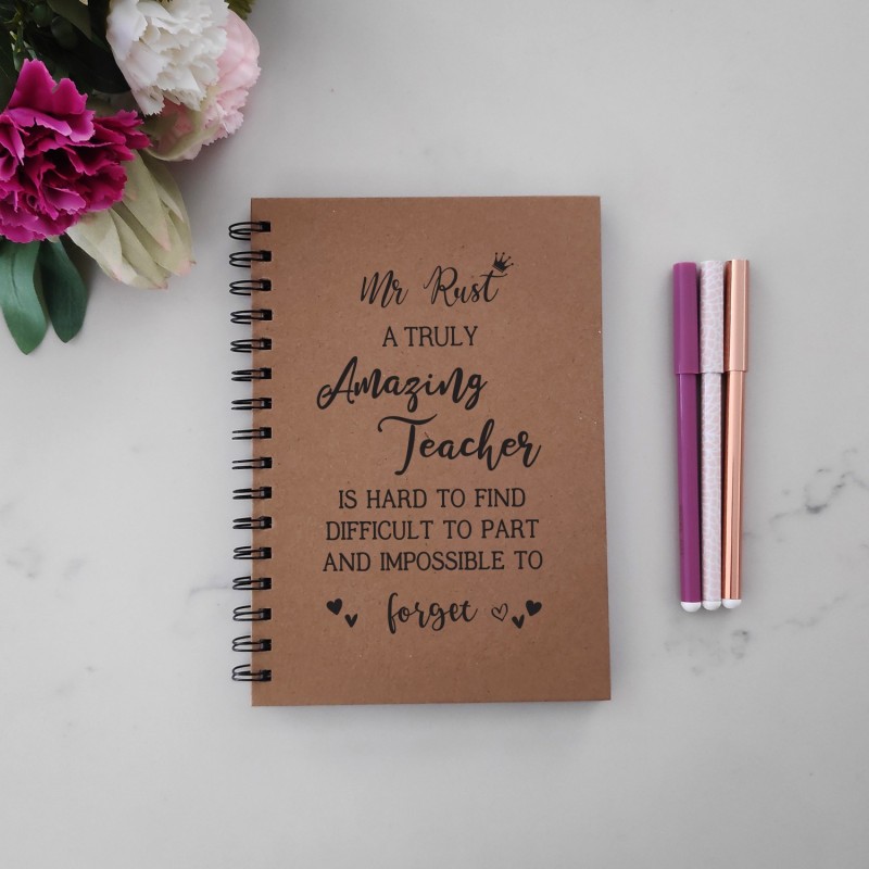 Amazing Teacher - Personalised Notebook for Teacher - 1