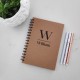 Personalised Notebook with Name and Initial - 3
