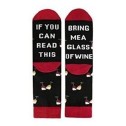 Bring Me A Glass of Wine Socks - 1