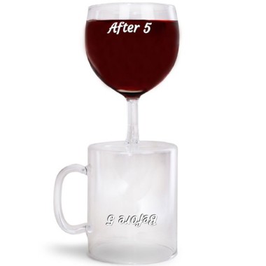 Before and After 5 Coffee & Wine Glass - 3