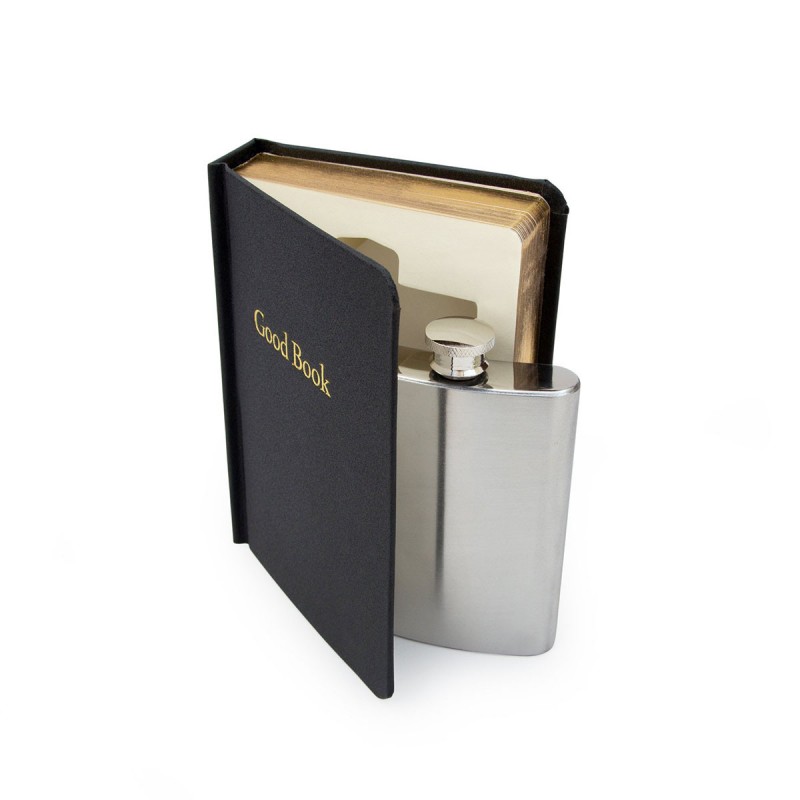 Secret Flask In A Good Book