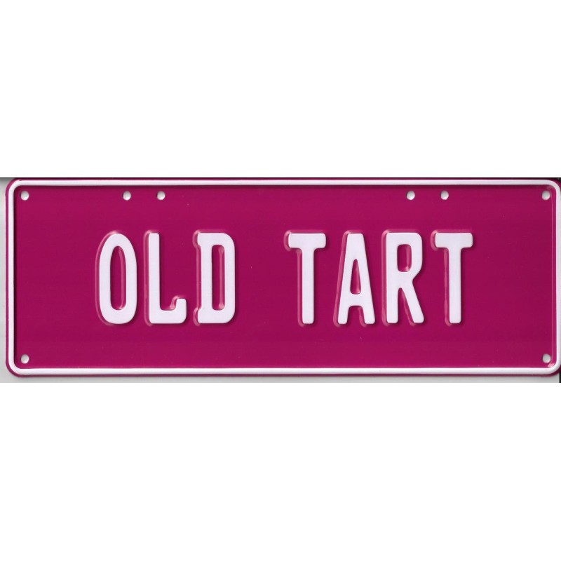 Old Tart Novelty Number Plate - 1