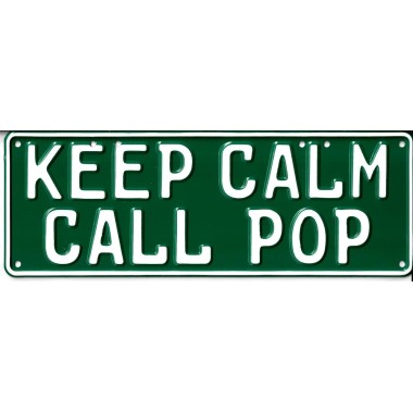 Keep Calm and Call Pop Novelty Number Plate - 1