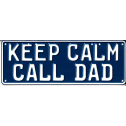 Keep Calm Call Dad Novelty Number Plate - 1