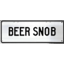 Beer Snob Novelty Number Plate - 1