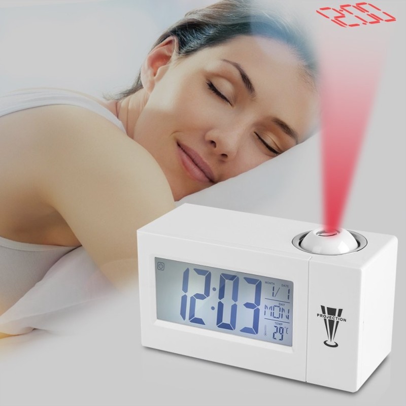 Projection Digital Clock with Sound Activation - 1