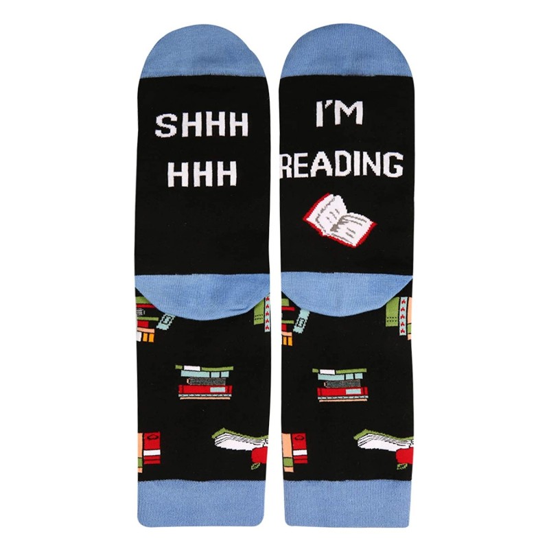 Shh I'm Reading Socks - 1