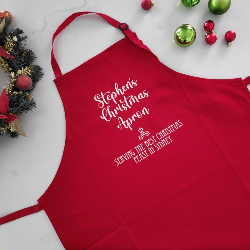 Personalised Christmas Apron - Best Christmas Feast - 2