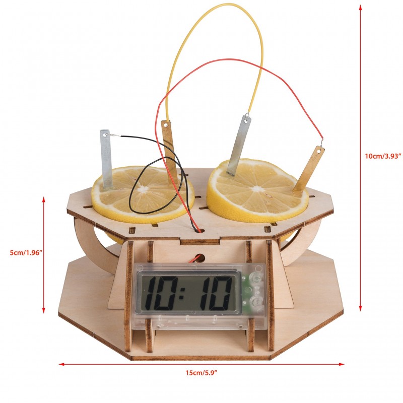 Lemon Clock DIY Powered Kit