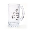 I Drink & I Know Things Beer Stein - 2