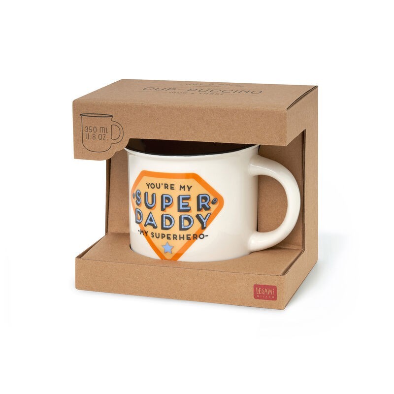 Super Mummy Cup-Puccino Porcelain Mug - 2