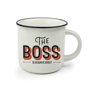 The Boss Is Always Right Cup-Puccino Porcelain Mug - 1