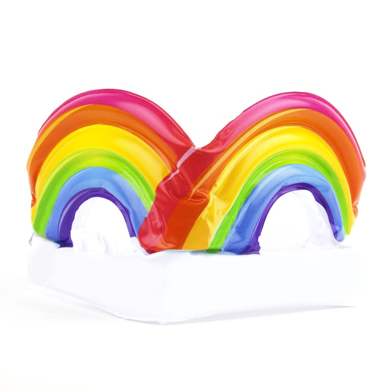 Inflatable Rainbow Crown