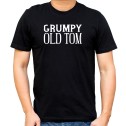 Personalised Grumpy Old Man Black T-Shirt - 1