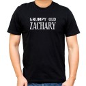 Personalised Grumpy Old Man Black T-Shirt - 2