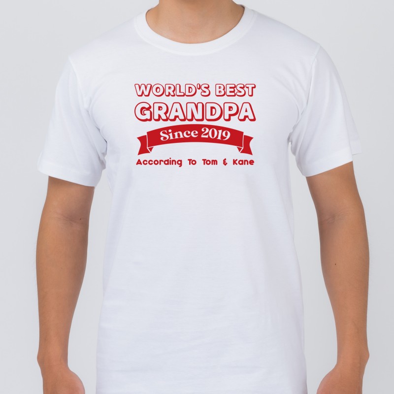 World's best grandpa shirt