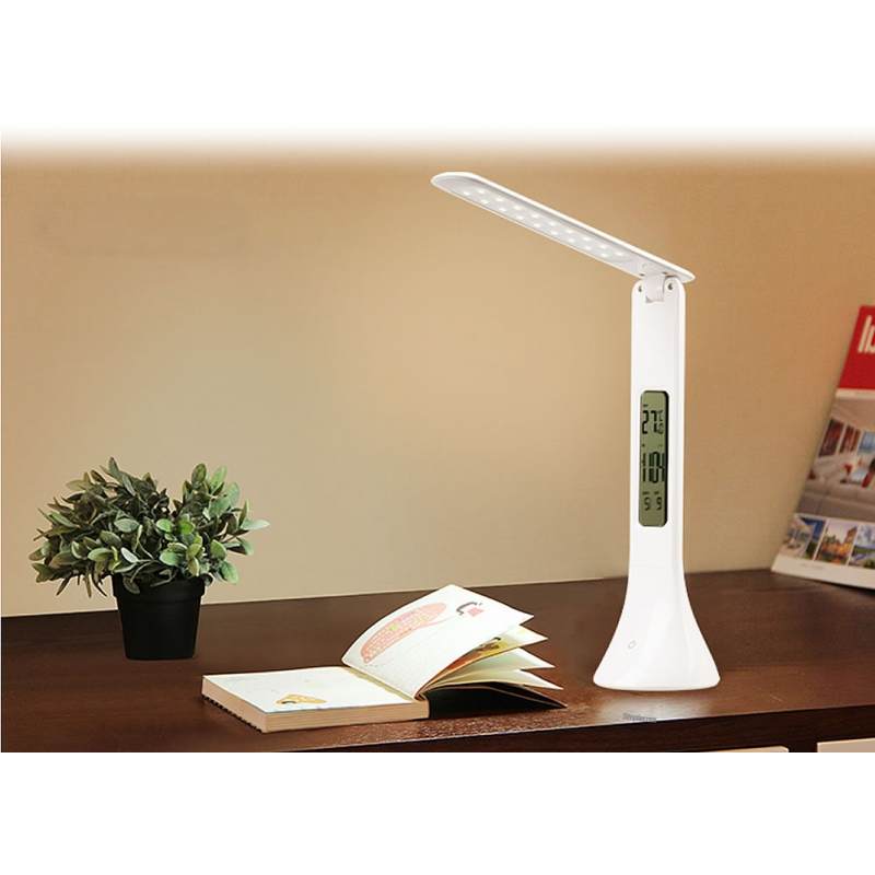 LED Desk Lamp with Digital Clock