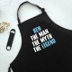 The Man The Myth The Legend - Personalised Apron Black - 2