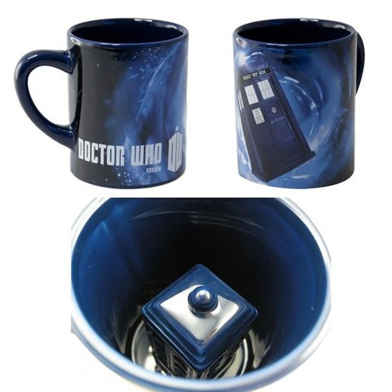 OFFICIAL DR DOCTOR WHO 3D HIDDEN TARDIS COFFEE MUG CUP NEW IN GIFT BOX