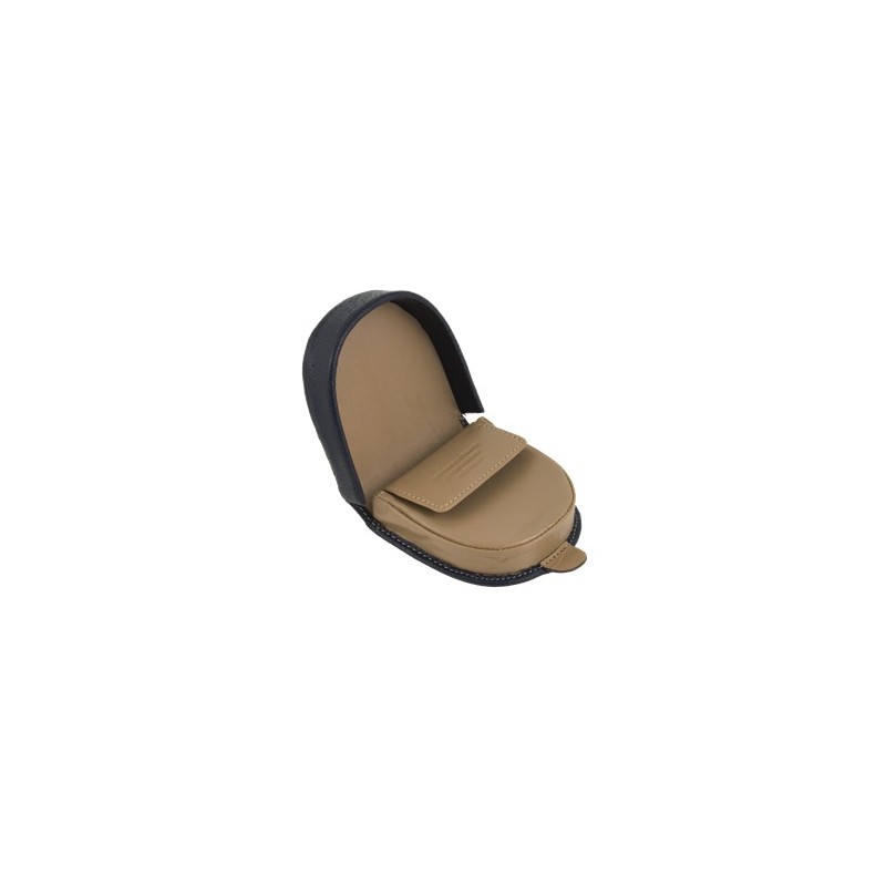 Genuine Leather Flip Up Coin Purse by Adori Leather