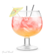 Cocktail Fishbowl Glass by Final Touch - 2