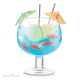 Cocktail Fishbowl Glass by Final Touch - 1
