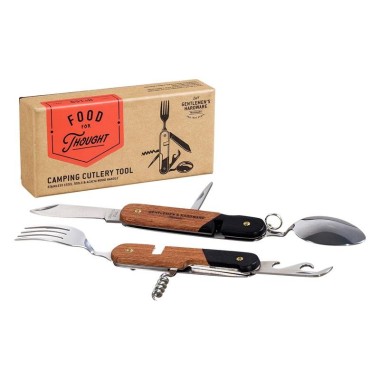 Camping Cutlery Tool with Acacia Handle by Gentlemen's Hardware - 2