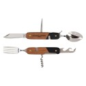 Camping Cutlery Tool with Acacia Handle by Gentlemen's Hardware - 3