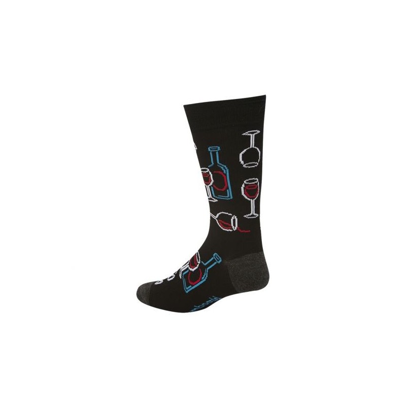 Mens Red Wine Socks by Bamboozld - 2