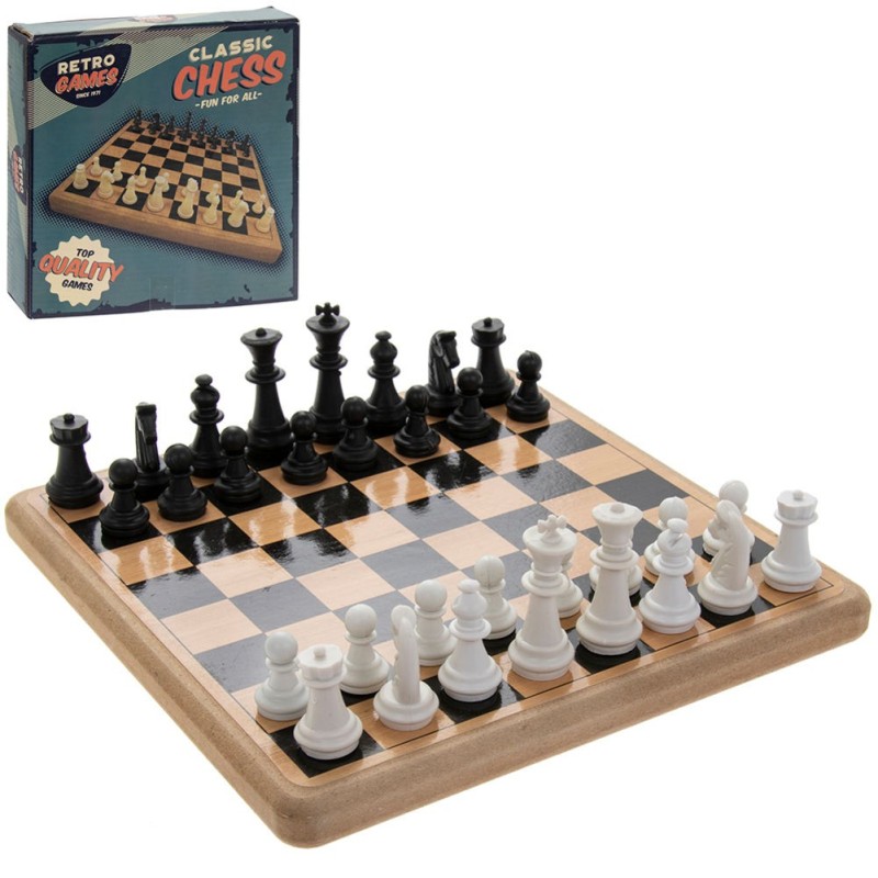 Retro Chess Set - 20cm - 1