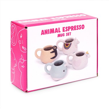 Animal Espresso Mug Set - Set of 4 - 3