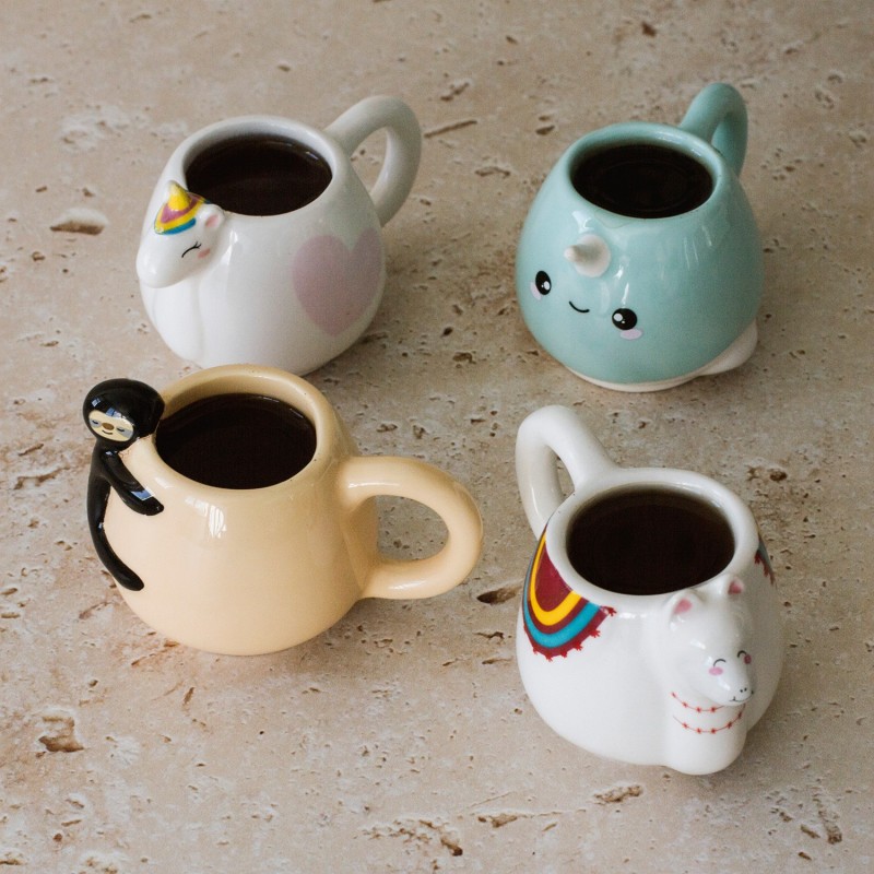 Animal Espresso Mug Set Set of 4