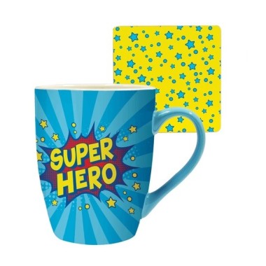 Super Hero Dad Mug and Coaster Set - 1