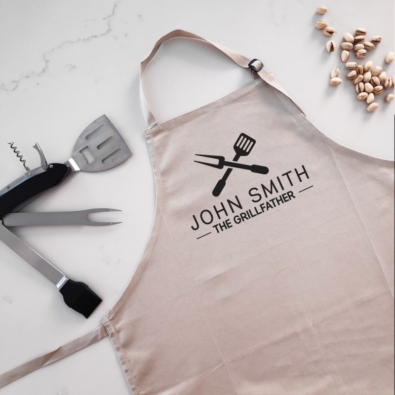 The Grillfather - Personalised Apron Black - 2