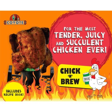 Coyote Chick N' Brew BBQ Single Roaster - 3
