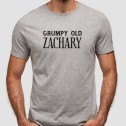 Personalised Grumpy Old Man Black T-Shirt - 4
