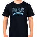 Personalised World's Best Dad White T-Shirt - 5