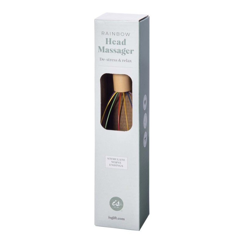 Head Massager with Bamboo Handle - 2