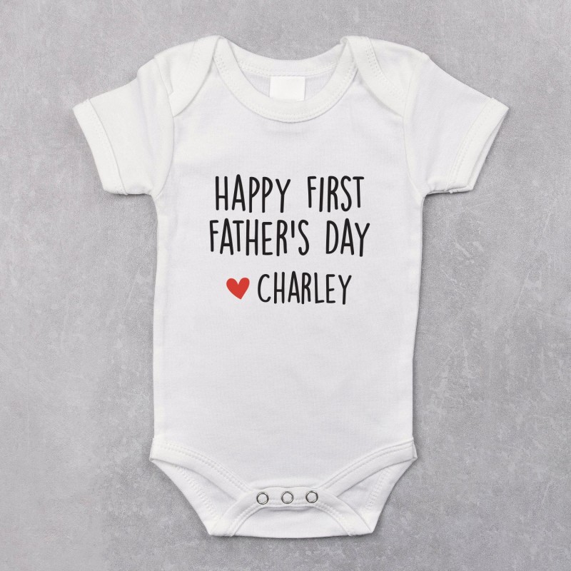 Personalised First Father's Day Bodysuit - 1