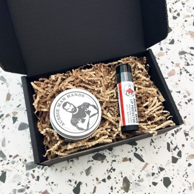 Aussie Man Hands - Tradie Hand Cream & Lip Gift Box - 2