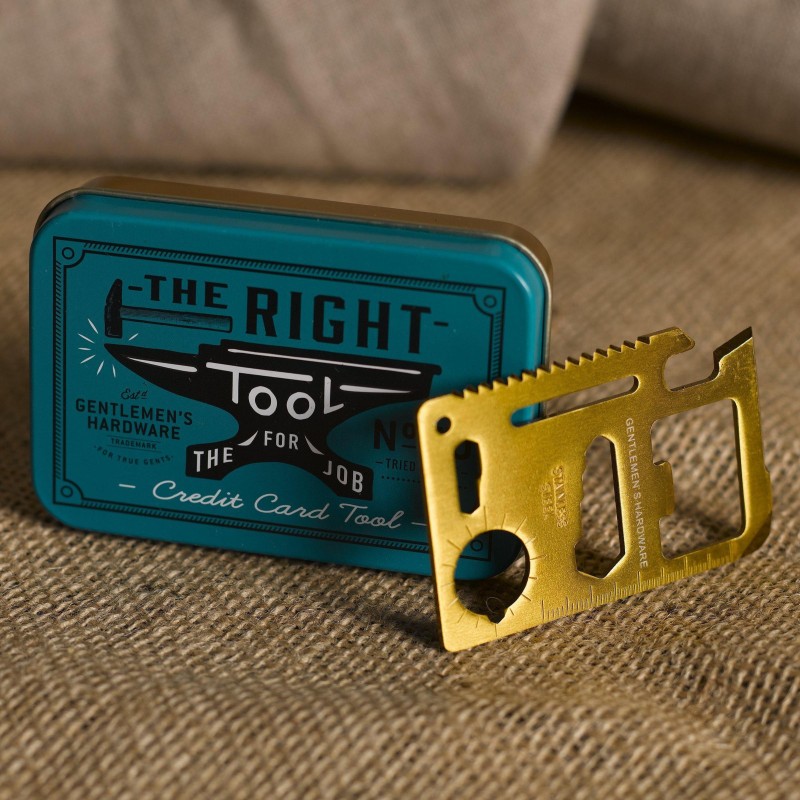 Original 10-in-1 Credit Card Multi-Tool by Gentlemen's Hardware - 1