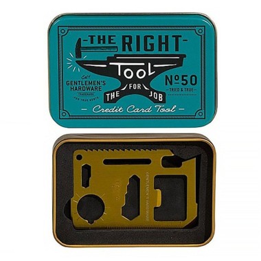 Original 10-in-1 Credit Card Multi-Tool by Gentlemen's Hardware - 2