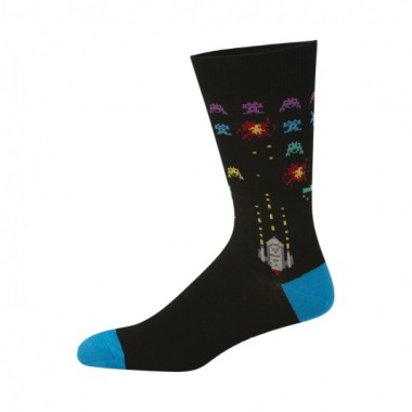 Mens Space Invaders Socks by Bamboozld - 1