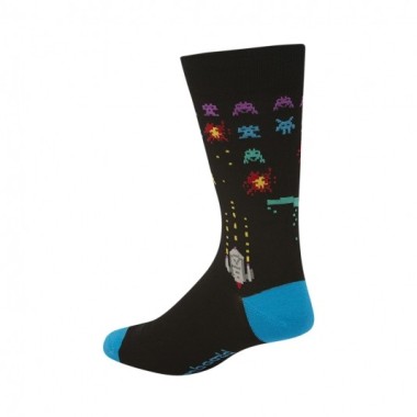 Mens Space Invaders Socks by Bamboozld - 2
