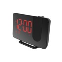 Projection LED Radio Clock with USB Mobile Charger - 1