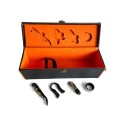 Wine Bottle Carry Case with 4 Wine Accessories by Men's Republic - 3